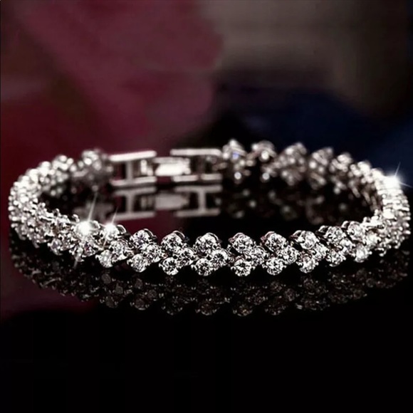 Jewelry - Silver Diamond Tennis Bracelet